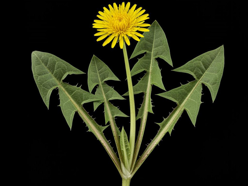 A picture of a dandelion plant